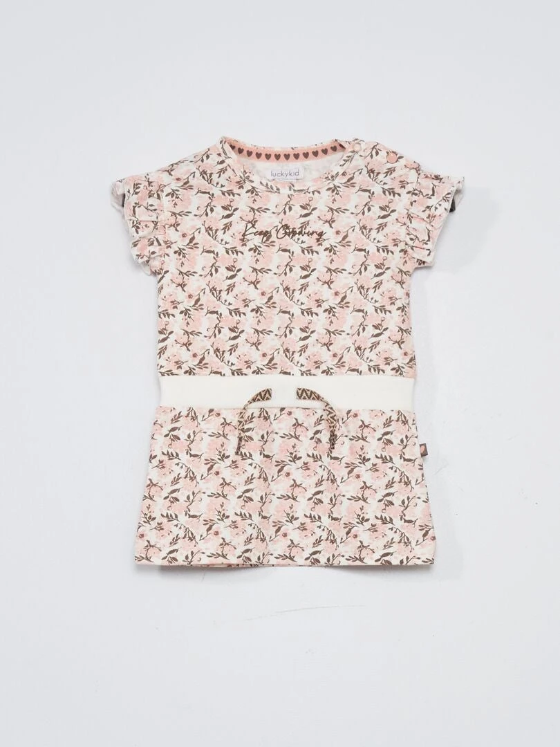 Ensemble Robe Imprimée + Legging + Bandeau - 3 Pièces – Image 2