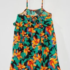 Robe à Fines Bretelles Avec Imprimé Fantaisie