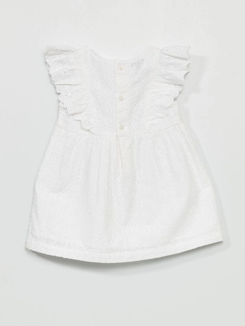 Robe Avec Broderies Anglaises En Coton – Image 2