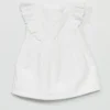 Robe Avec Broderies Anglaises En Coton