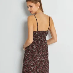 Robe Courte à Motifs