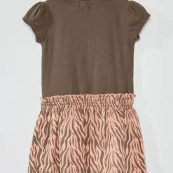 Robe Courte En Jersey