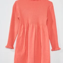 Robe En Maille Côtelée