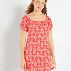 Robe En Maille Gaufrée