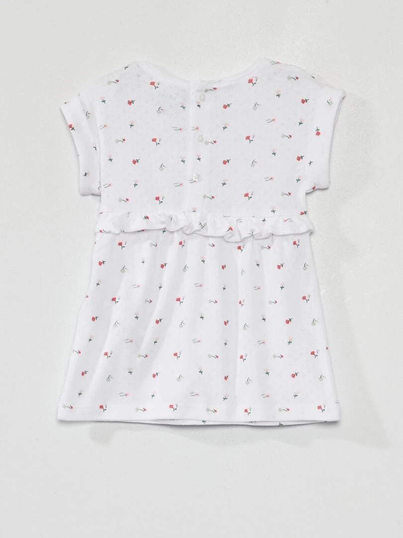 Robe En Maille Pointelle Avec Bloomer