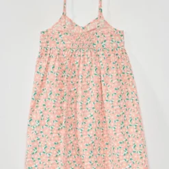 Robe En Popeline à Imprimé