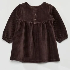 Robe En Velours évasée