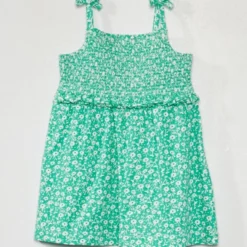 Robe 'fleurie' En Maille Jersey