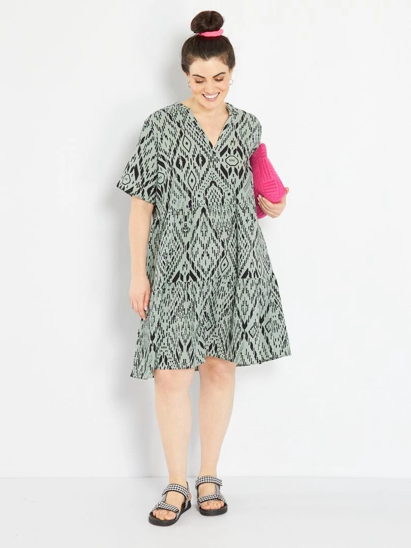 Robe Fluide Courte 'Only Carmakoma'