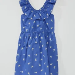 Robe Imprimée Col Bardot