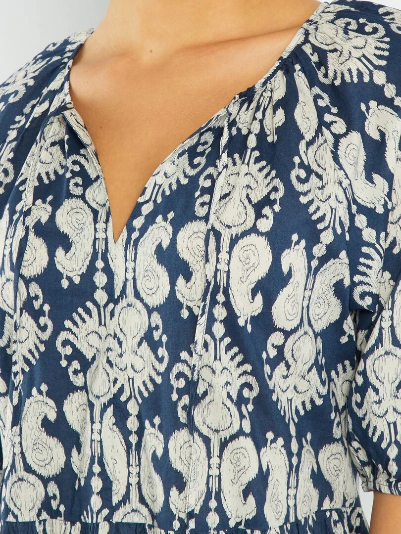 Robe Longue Avec Imprimé