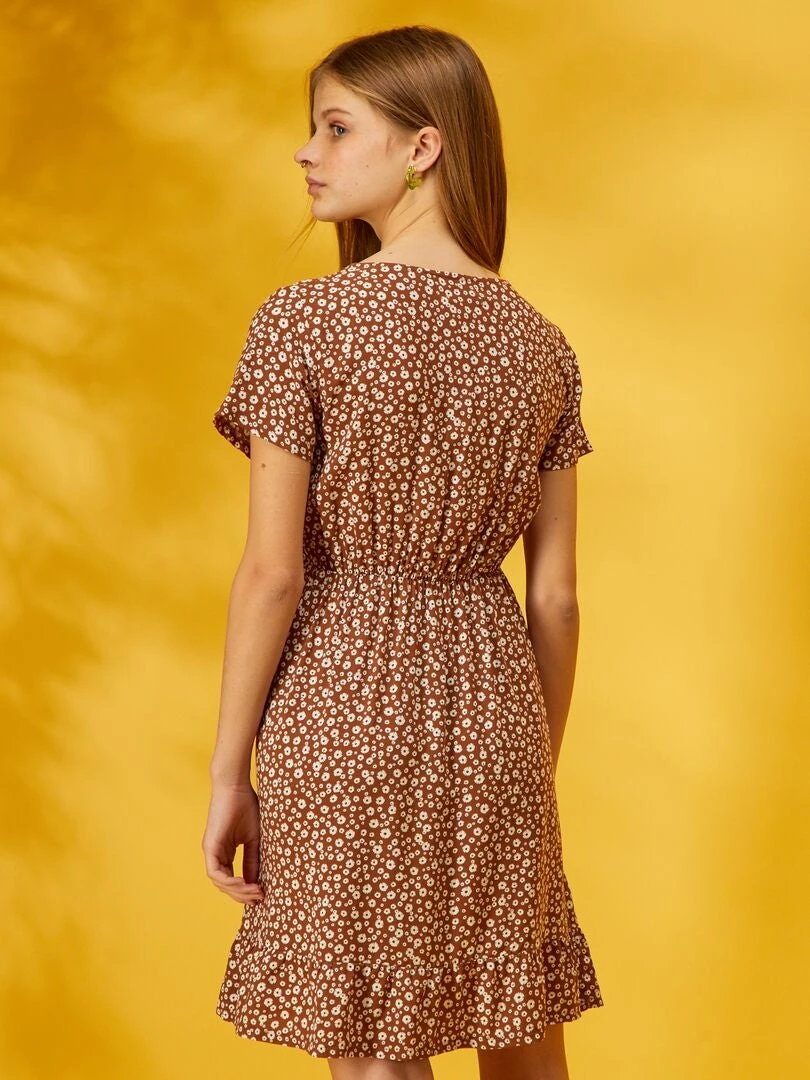 Robe Longue Avec Imprimé Floral – Image 3