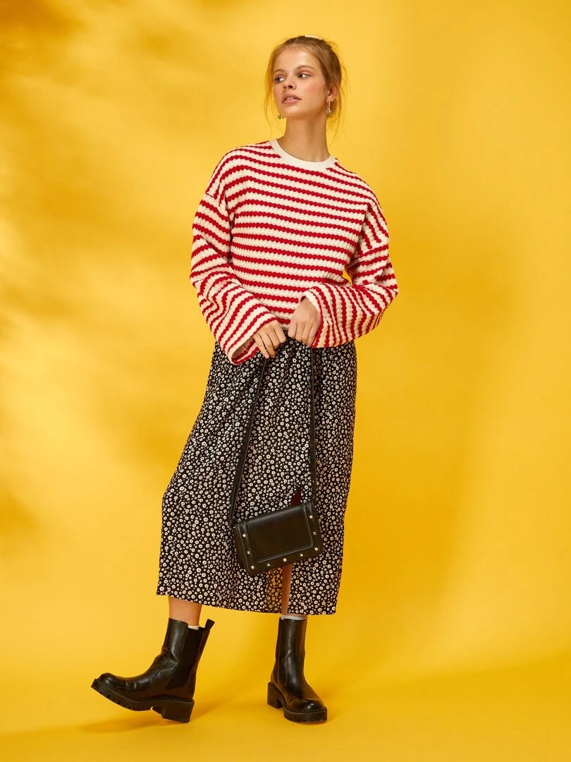 Robe Longue Avec Imprimé Floral – Image 2