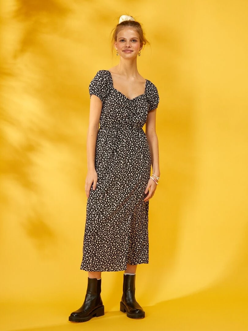 Robe Longue Avec Imprimé Floral – Image 4