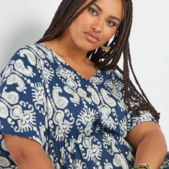 Robe Mi-longue Encolure V