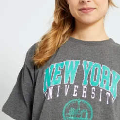 Robe T-shirt Oversize En Jersey